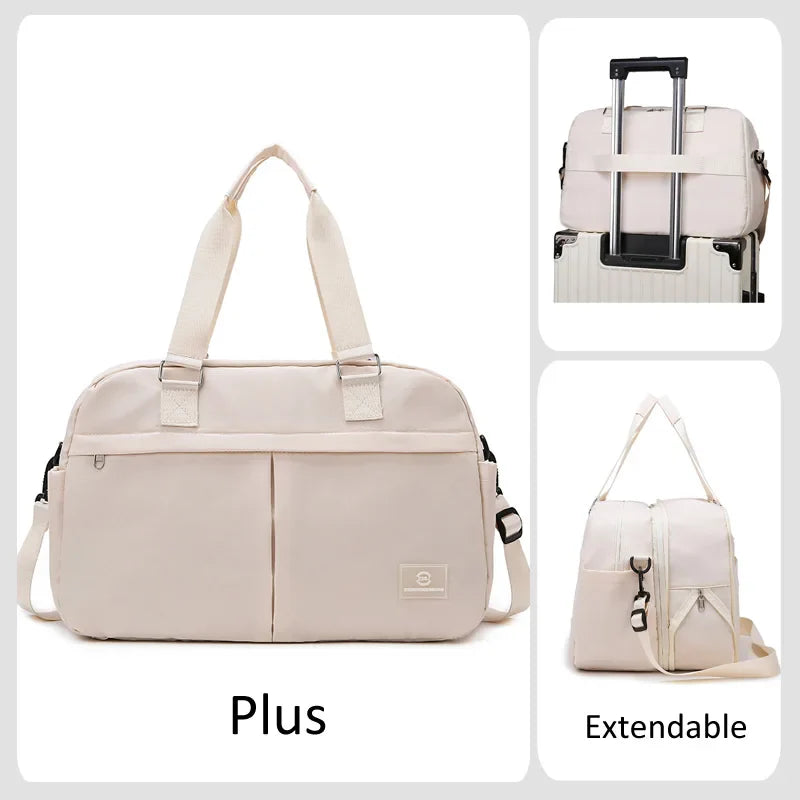 Carvallo Resväska Stor | Utbyggbar & Flerlager | Handbagage & Helgväska | Mycket Förvaringsutrymme