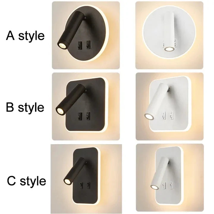 FlexiLicht - Modern LED Vägglampa med Svängfunktion