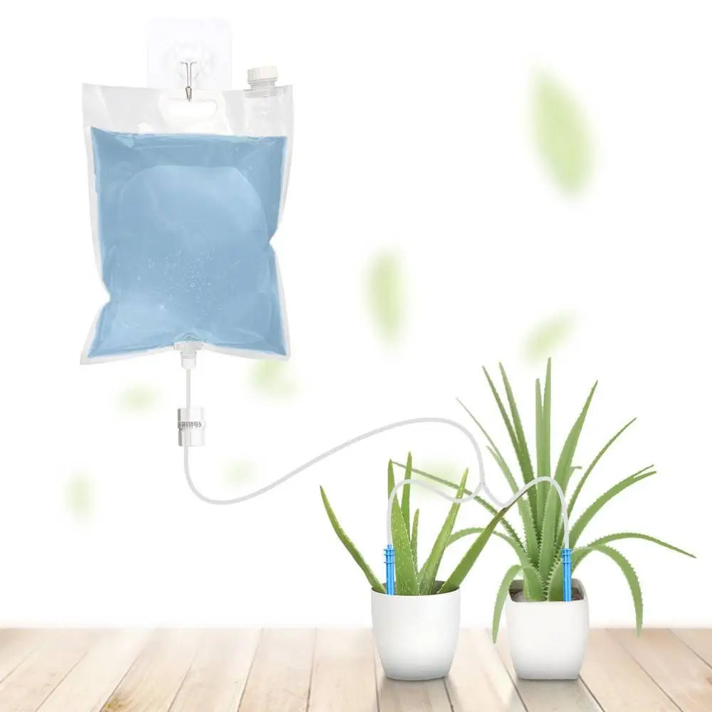 Carvallo växtvattensäck | Upp till 30 dagars automatisk droppbevattning | Med ventil & 1 m slang | 2–6,5 L