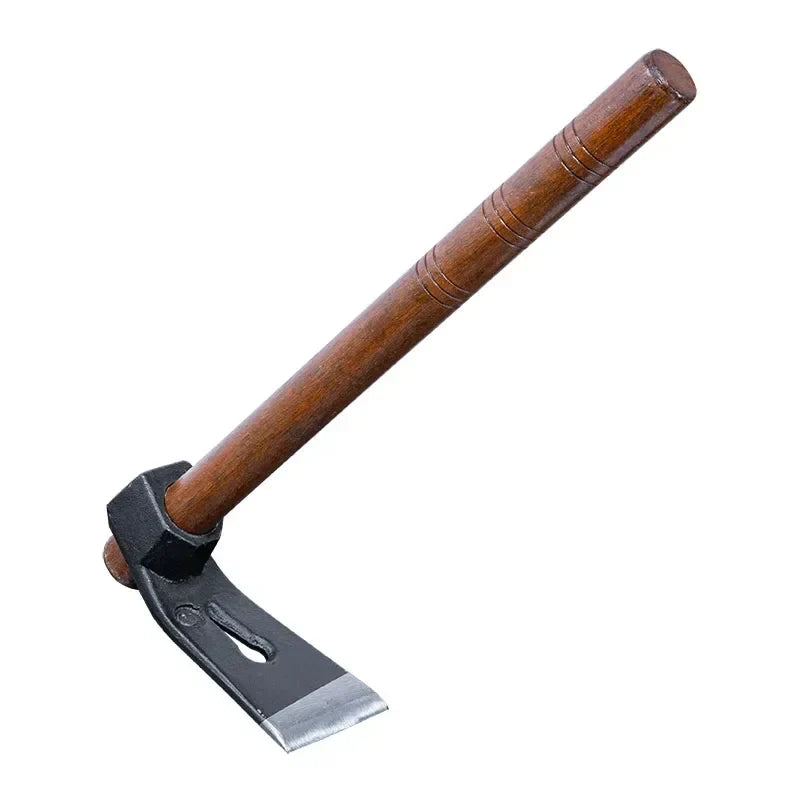 Carvallo Handhacke för trädgårdsarbete | Smidesjärn & Aokaholz | Ogräsrensning, Gräva & Nagelutdragning | 30 cm