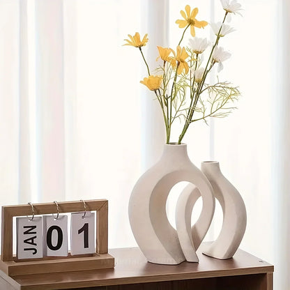Vaylo Formé | Skulptural keramik vas i boho-stil (2-pack)