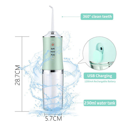 Trådlös Vattentandtrådsapparat – Bärbar Uppladdningsbar Oral Irrigator för Djup rengöring