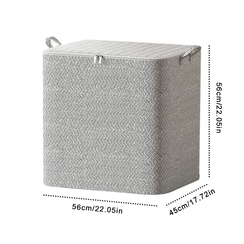 Carvallo VarioFold | Dammtätig & med fönster | Stor kapacitet | Textilförvaringsbox