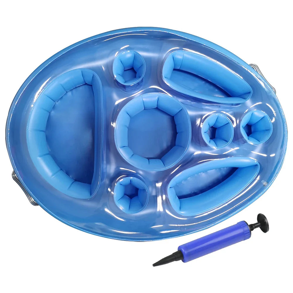 Carvallo | Uppblåsbar dryckeshållare pool | Anti-tipp design | För burkar & flaskor