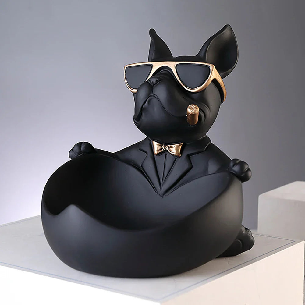 Chic Hund Figur - Lekfull & Stilig Dekor