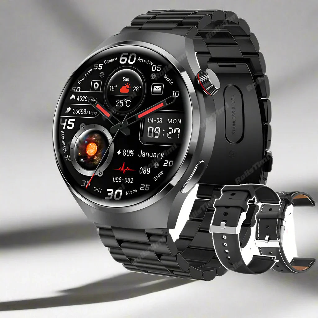 Luxora Pro 2025 Smartwatch – Avancerad Hälsa &amp; Fitness Tracker