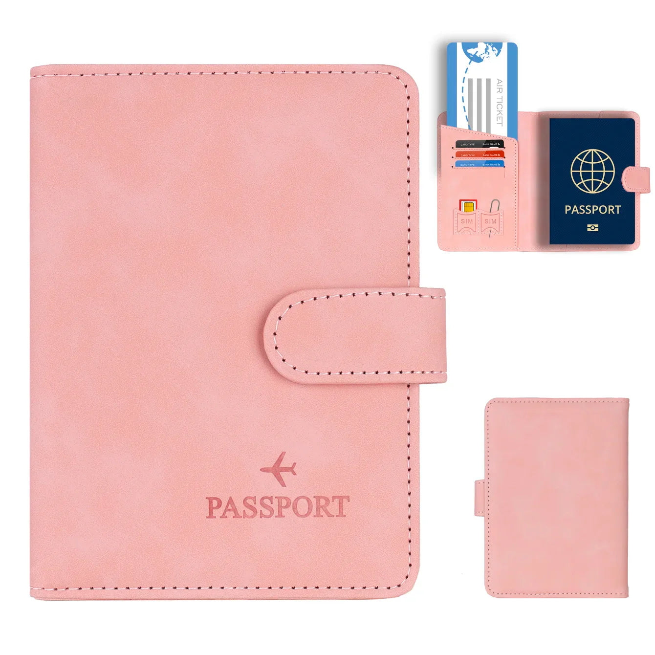 Carvallo Travello | RFID-skydd | Äkta läderlook | För damer & herrar