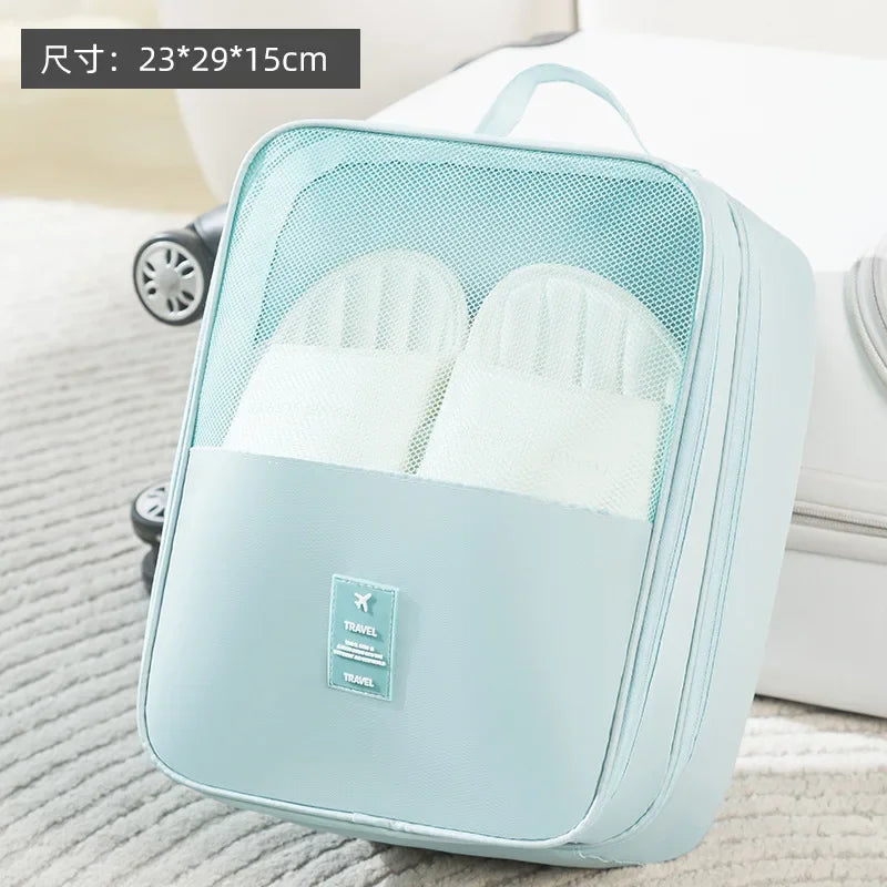 Carvallo TravelPro | Kompakt & Mångsidig | För 3–4 Par Skor | Cationic-Stoff