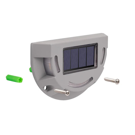 Carvallo Solar-Trappbelysning 2-i-1 | Varmvit & Kallvit | Vattentålig IP65 | För Utomhus, Trappor, Vägar & Infarter