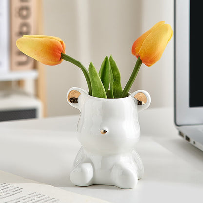 NordicBear - Legendariska keramiska björnvaser för att lägga till charm till vilket rum som helst