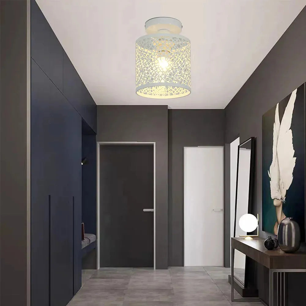 RetroGlow - Industriell Bur Loftlampa med Vintage Öppen-Ram Design