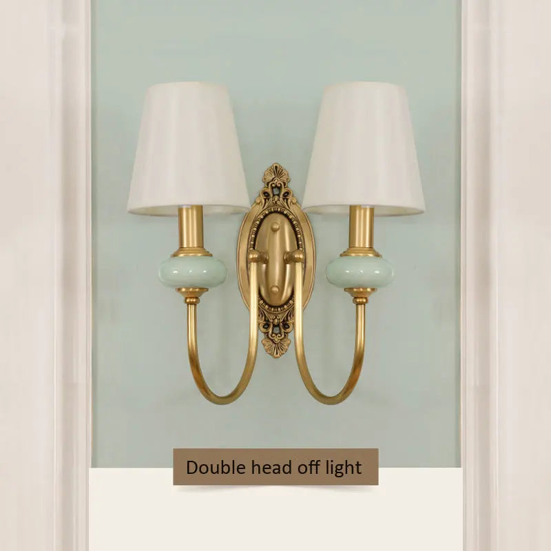 CopperGlow - Klassisk Vägglampa för Sovrum och Vardagsrum