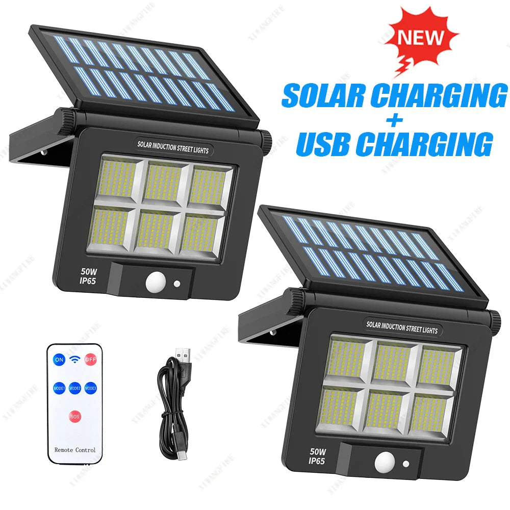 Carvallo Vägglampa Solvion | 6000K Vitt ljus | IP54 Vattentät | Monokristallin