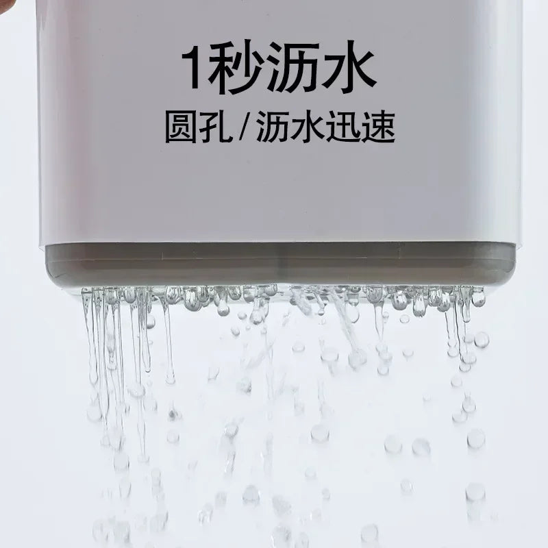 Carvallo CompactRack diskställ med droppskål | Kompakt köksorganisatör för diskho & arbetsyta