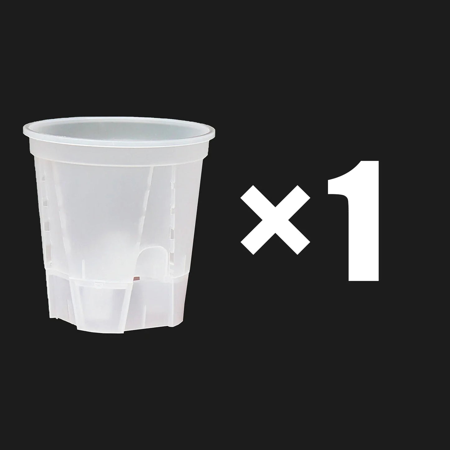 Carvallo Självvattnande Blumentopf | Transparent Design | För orkidéer & inomhusväxter | Med ventilation & vattentank