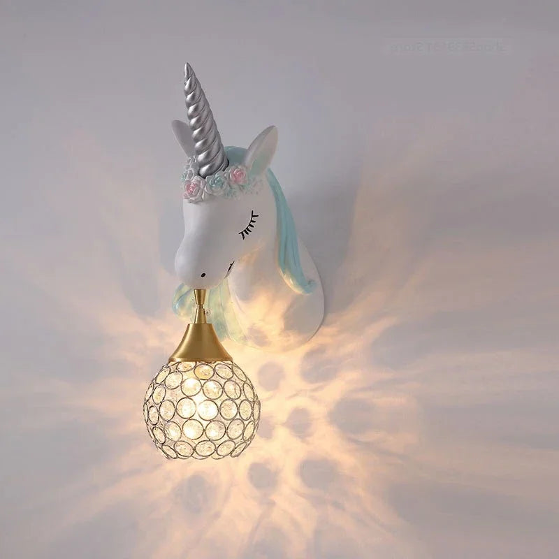 UnicornLicht - Barnrum Vägglampa Moderna Tecknade Figurer Sconcelampa
