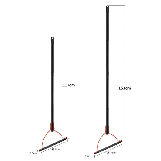 Carvallo gräskantskärare manuell | Dubbelblad av manganstål | 120–160 cm handtag | För högt gräs & ogräs