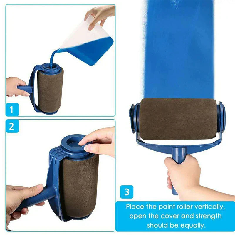 Färgrulle-set med tillbehör (6-delat)