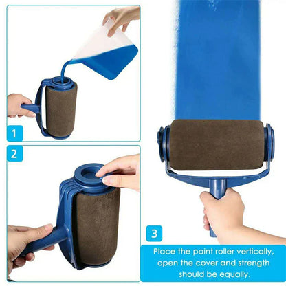 Färgrulle-set med tillbehör (6-delat)