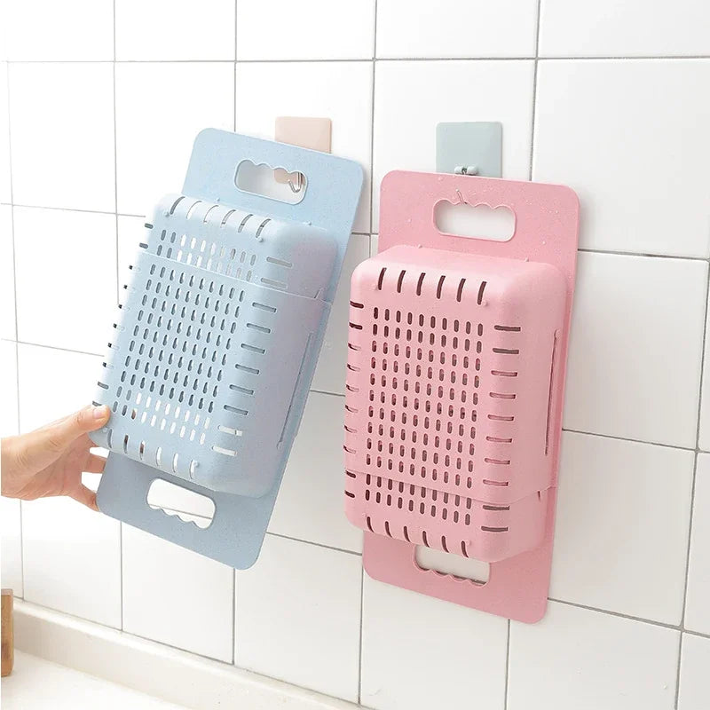 Carvallo Avtorkningskorg | Justerbar & Mångsidig | Diskkorg för Frukt, Grönsaker & Tallrikar | Plast