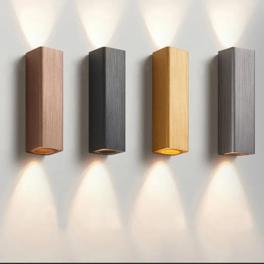 GlowLuxe - Modern LED Vägglampa för Sovrum & Korridor