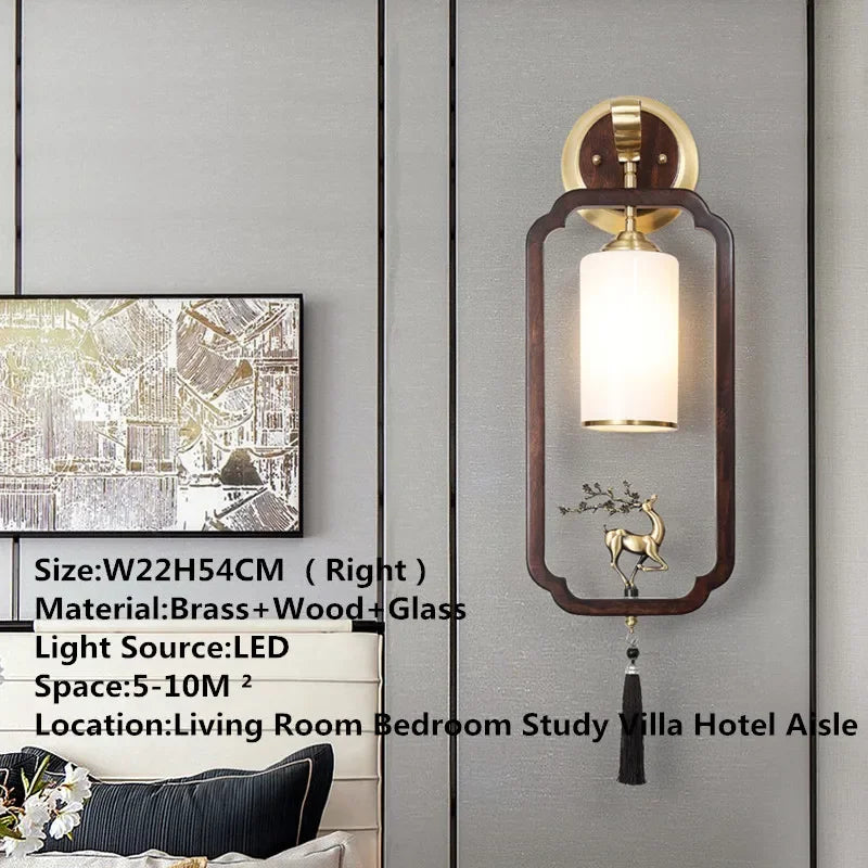 MessingLuxe - Tidsenlig Vägglampa