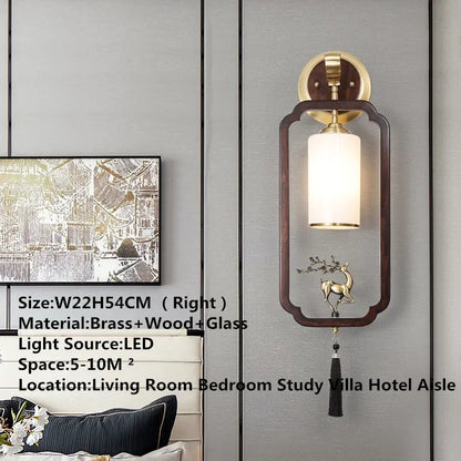 MessingLuxe - Tidsenlig Vägglampa