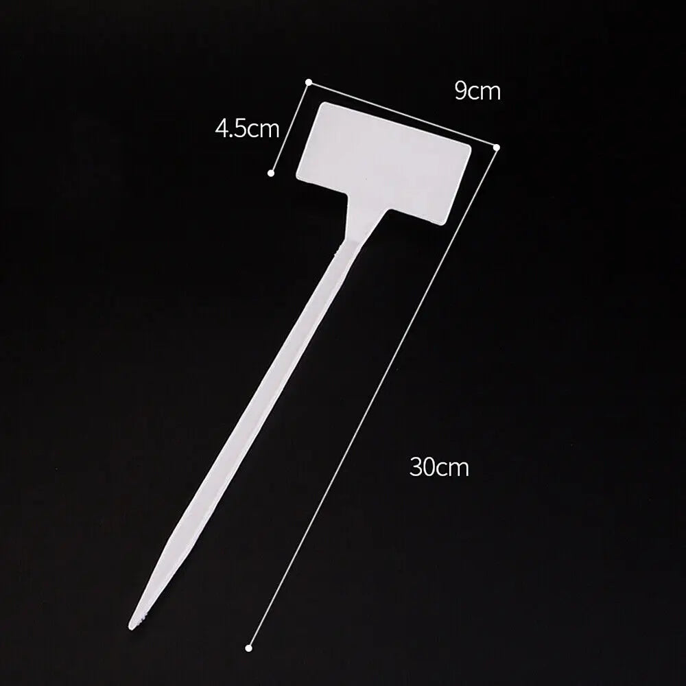 Carvallo EasyTag växtskyltar 10-pack | Insatsetiketter i plast | Återanvändbara & väderbeständiga | För rabatt, kruka & växthus