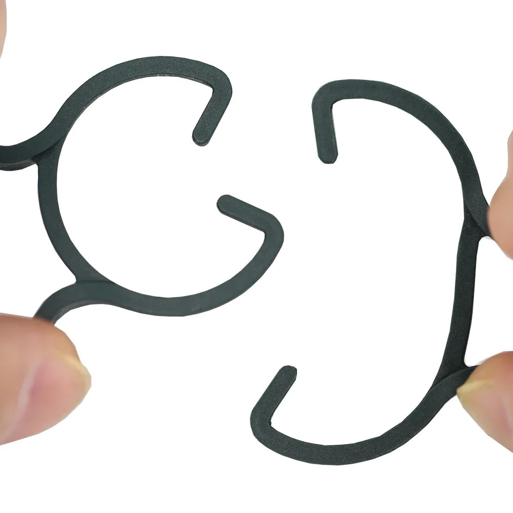 Carvallo Max | 100-pack växtklipp i 2 storlekar | För tomater, klätterrosor & grönsaker | UV-beständiga