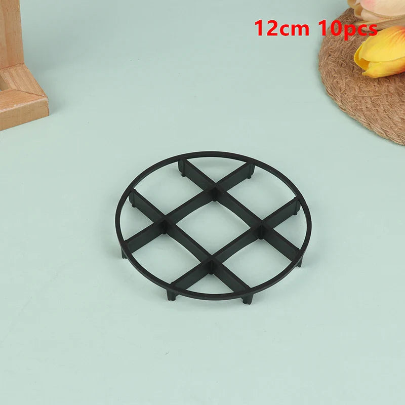 Carvallo Växtkruka underlägg | 10-pack Ventilationskuddar | Skyddar golv & rötter | Robust & Återanvändbar