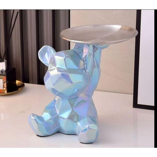 Geometric Bear - Intelligent Spara Keramik Galvanik Björn Staty