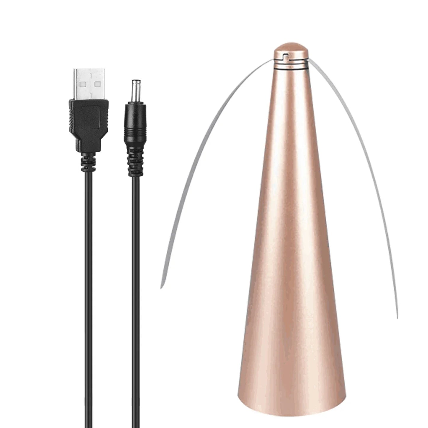 Carvallo Naturguard Fluginsektsbekämpning Bordsfläkt | 360° roterande insektsförsvar fläkt | Tyst & Säkert | För utomhus, camping, picknick