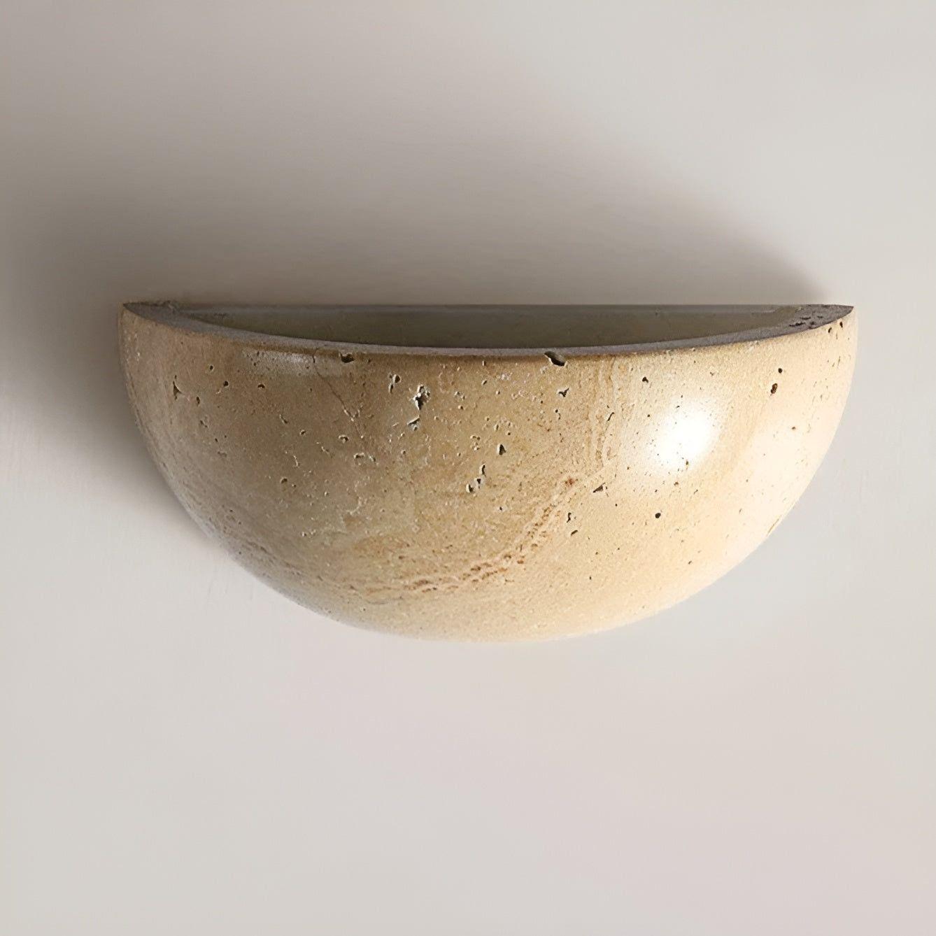 Korzito - Nordisk Halvcirkel-LED-Wabi-Sabi-Vägglampa