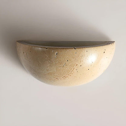 Korzito - Nordisk Halvcirkel-LED-Wabi-Sabi-Vägglampa