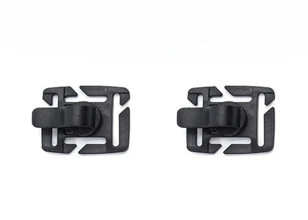 Carvallo Schlauchhalter Clip för dryckessystem | 360° roterbar | MOLLE-kompatibel | För ryggsäck, utomhus & camping | Lätt & Robust