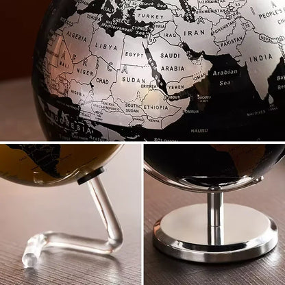 Orbia Globe | Rotating metal globe for desk &amp; learning environment