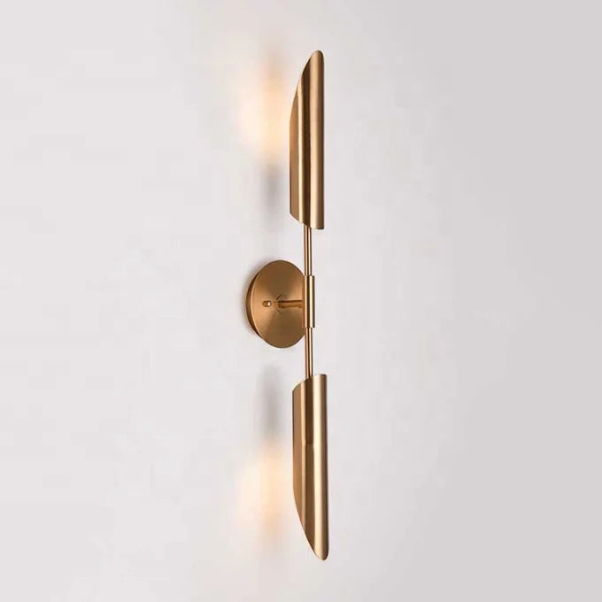 LuxeGlam - Gyllene Industriell Vägglampa för Hotell och Vardagsrum