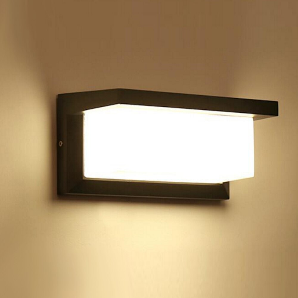 Guifi - Vattentät LED Utomhus Svart Vägglampa Modern Design