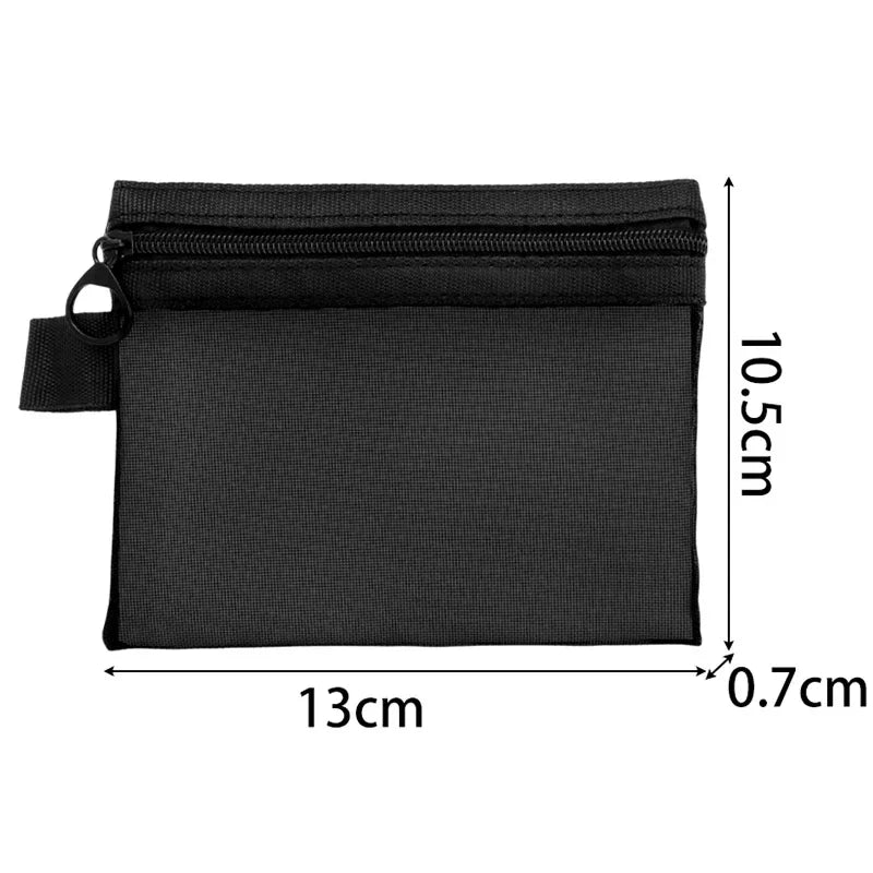 Carvallo-kosmetikkväska AirMeshBag | Ultraluftig & Andningsbar | Finns i 3 storlekar | Svart