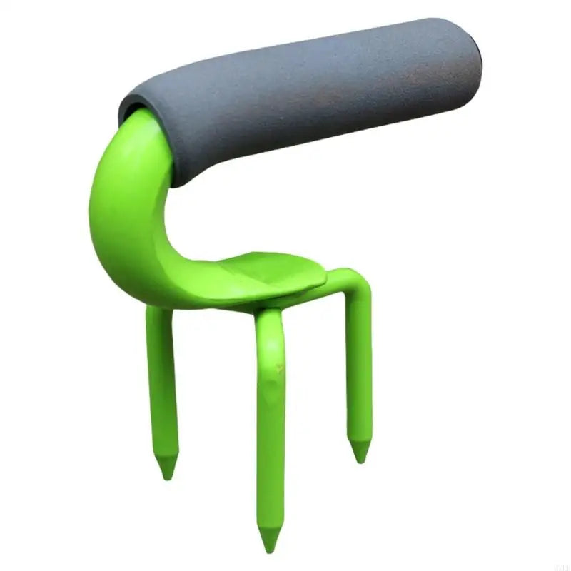 Carvallo ogräsborttagare av kolstål | Rostfri & ergonomisk | Handverktyg för jordbeluftning & trädgårdsskötsel | 17×13×8 cm