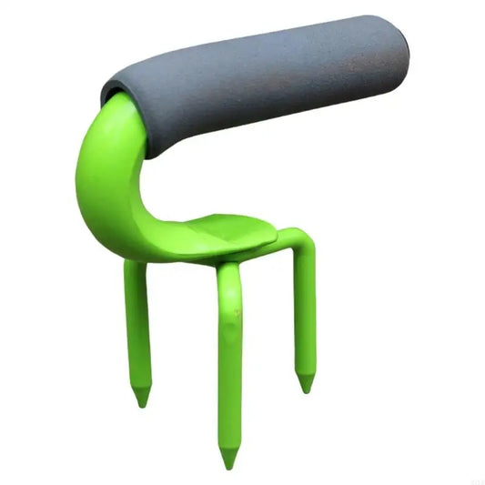 Carvallo ogräsborttagare av kolstål | Rostfri & ergonomisk | Handverktyg för jordbeluftning & trädgårdsskötsel | 17×13×8 cm