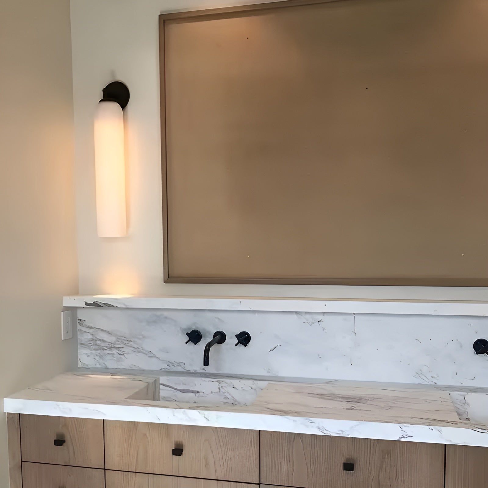 LustraGlow Light - Modern LED-vägglampa för väggmontering av glas