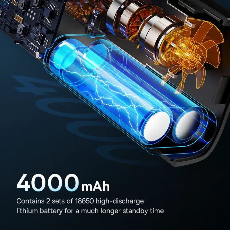 Carvallo AirBlitz OneTouch | Trådlös batteridriven luftpump med digital display och autostopp | För bil, cykel & motorcykel