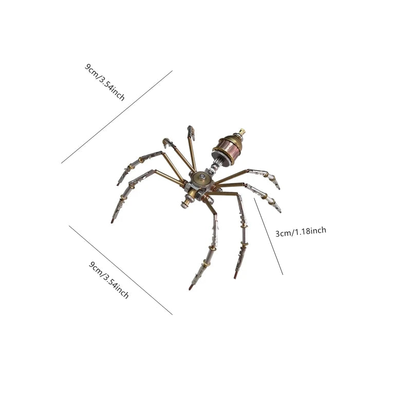 Carvallo - Steampunk Inspirerad Mekanisk Spindel för Kreativ Inredning