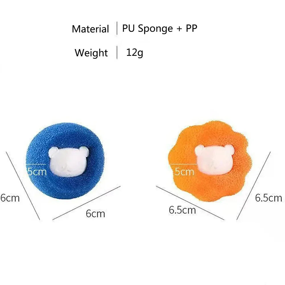 Carvallo Rengöringsbollar | 5-pack Djurhårborttagare | För tvättmaskin & torktumlare | Återanvändbar & Bärbar