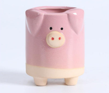 Carvallo - Legenden djurformade krukor med roliga seriedesigns