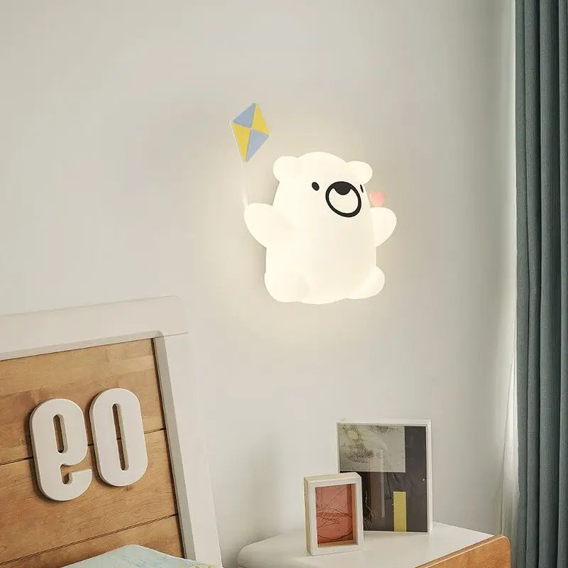 CartoonKinder - Dimmbar LED Vägglampa för Barnrum