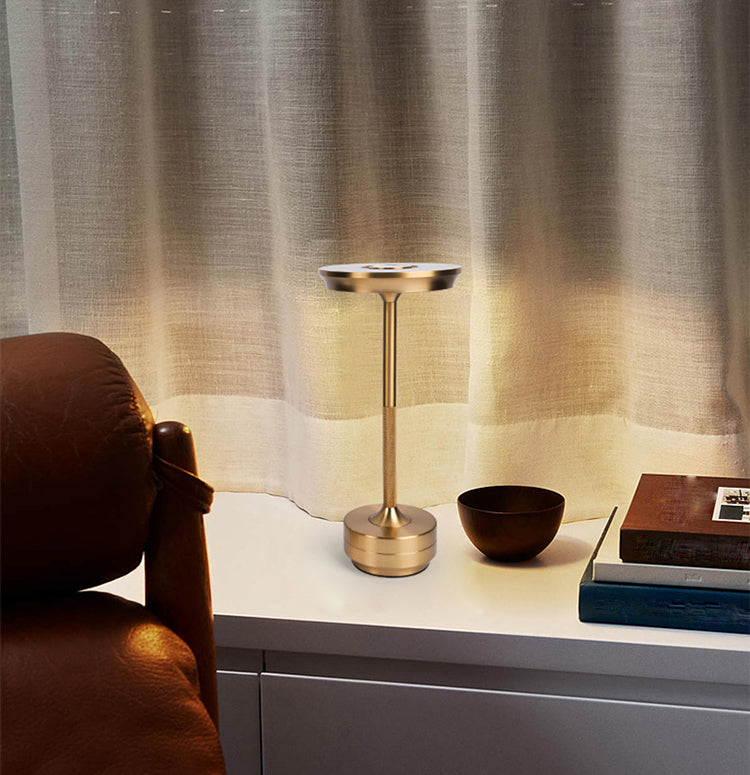 Modern Trådlös Bordslampa - Uppladdningsbar Med LED Touchsensor