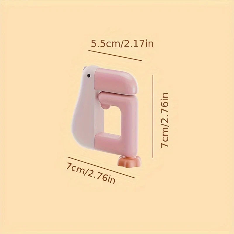 Carvallo QuackHook | Anka-design krokar för bordskant | Ingen borrning | Platsbesparande upphängning för väska och ryggsäck