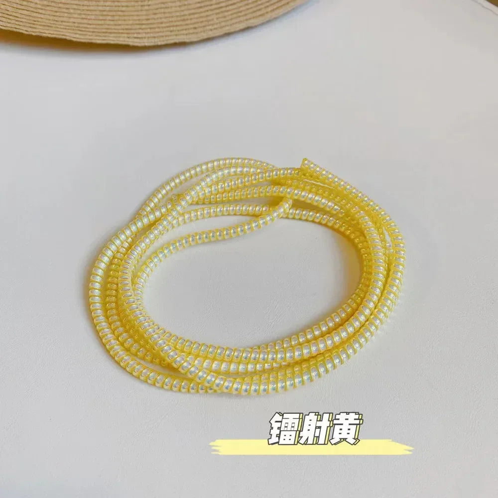 Carvallo Kabelskydd Spiral | Färgglad kabelskydd | För laddkablar & hörlurar | Skydd mot kabelbrott & knutar